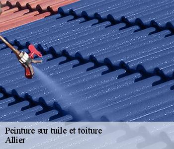 Peinture sur tuile Allier