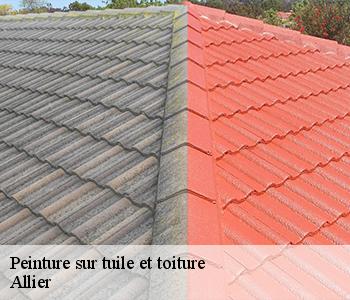 Peinture sur tuile Allier