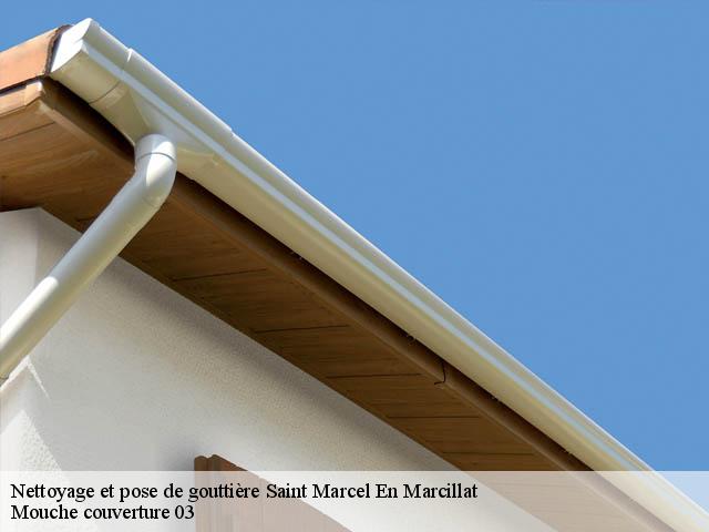 Nettoyage et pose de gouttière  saint-marcel-en-marcillat-03420 Mouche couverture 03